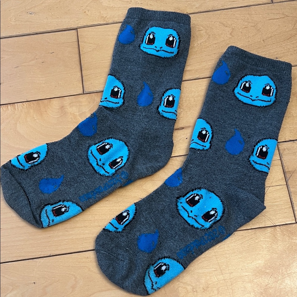 Youth Pokémon Squirtle Character Socks